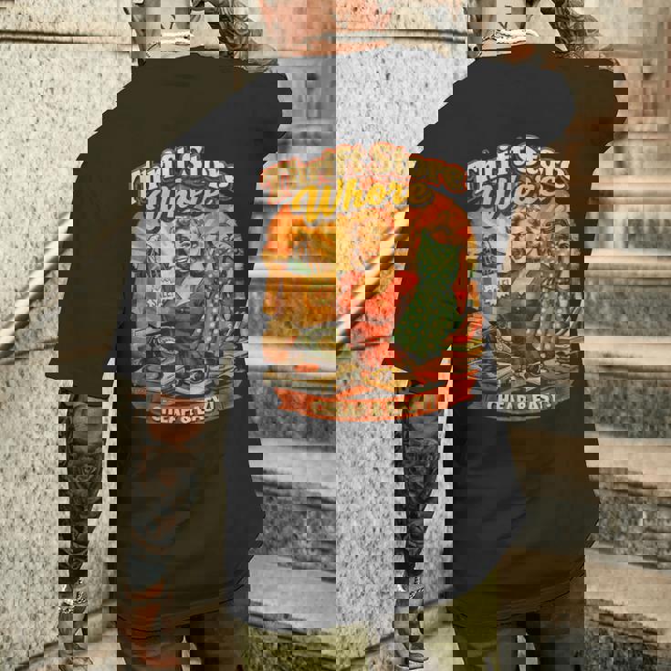 リサイクル ストア 売春婦 レトロ 笑顔 ショッピング ヴィンテージ メンズTシャツ バックプリント 彼への贈り物