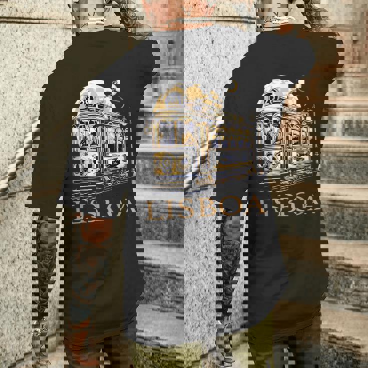 リスボン ヴィンテージ ポルトガル メンズTシャツ バックプリント 彼への贈り物