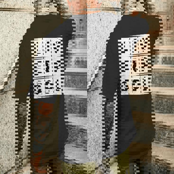 リバプール ギフト リヴァプール イギリス グレートブリテン メンズTシャツ バックプリント 彼への贈り物