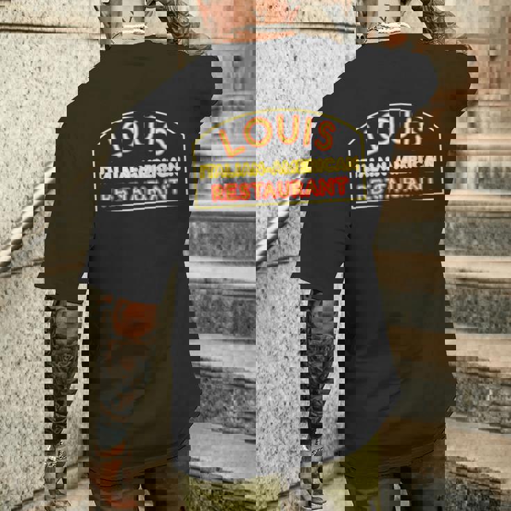 ルイス・レストラン イタリアン アメリカン ブロンクス Ny ゴッドファーザー メンズTシャツ バックプリント 彼への贈り物