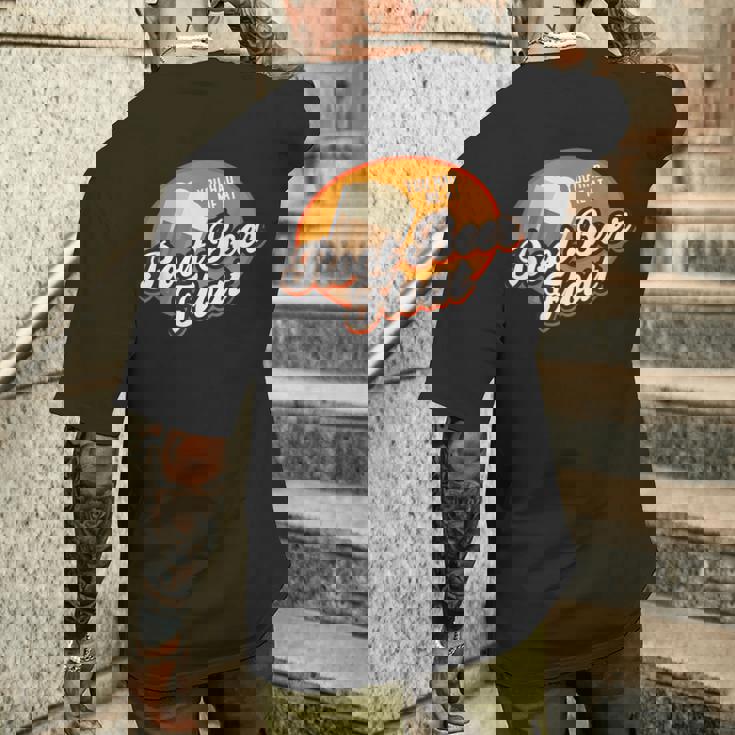 ルートビアフロートで私を持っていた メンズTシャツ バックプリント 彼への贈り物