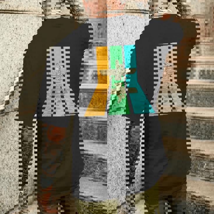 レトロ80年代ヴィンテージ風アヌンナキ メンズTシャツ バックプリント 彼への贈り物