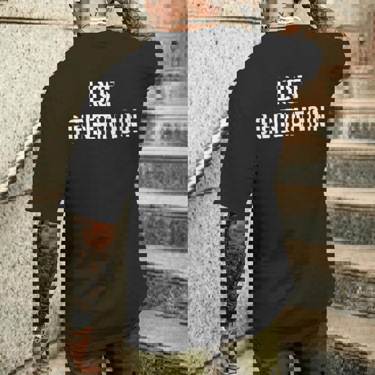 ロストジェネレーション メンズTシャツ バックプリント 彼への贈り物