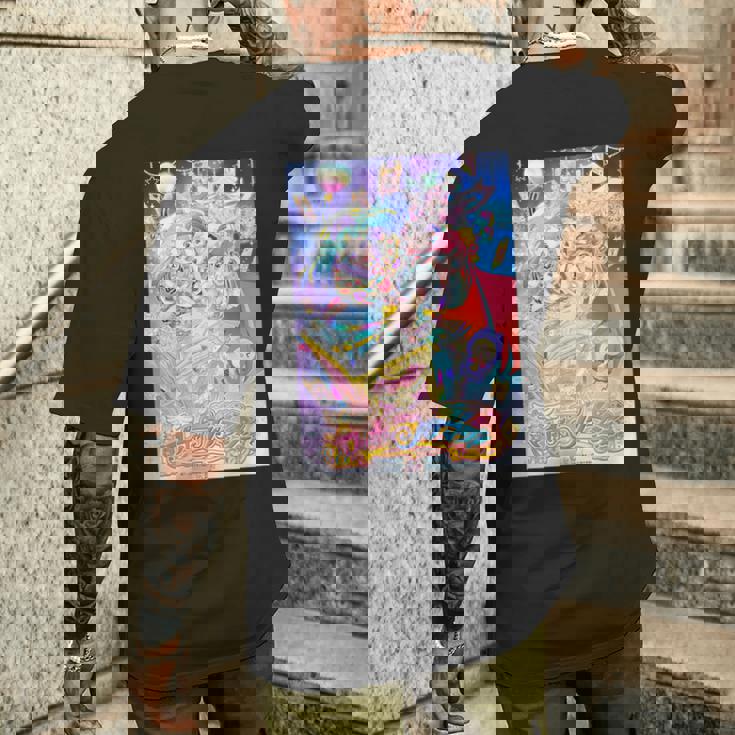 ワッチャプリマジ！ デザインa メンズTシャツ バックプリント 彼への贈り物