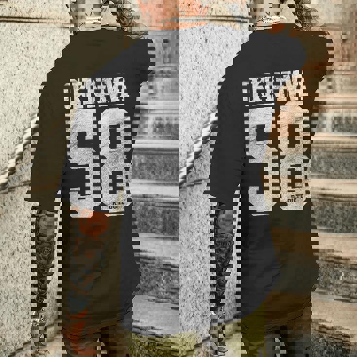 ヴィンテージ バラエティ 沖縄 日本 メンズTシャツ バックプリント 彼への贈り物