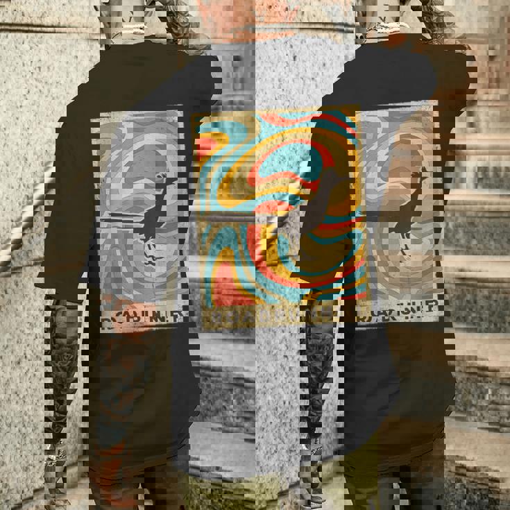 ヴィンテージ ロードランナー ラバー アニマル レトロスタイル メンズTシャツ バックプリント 彼への贈り物