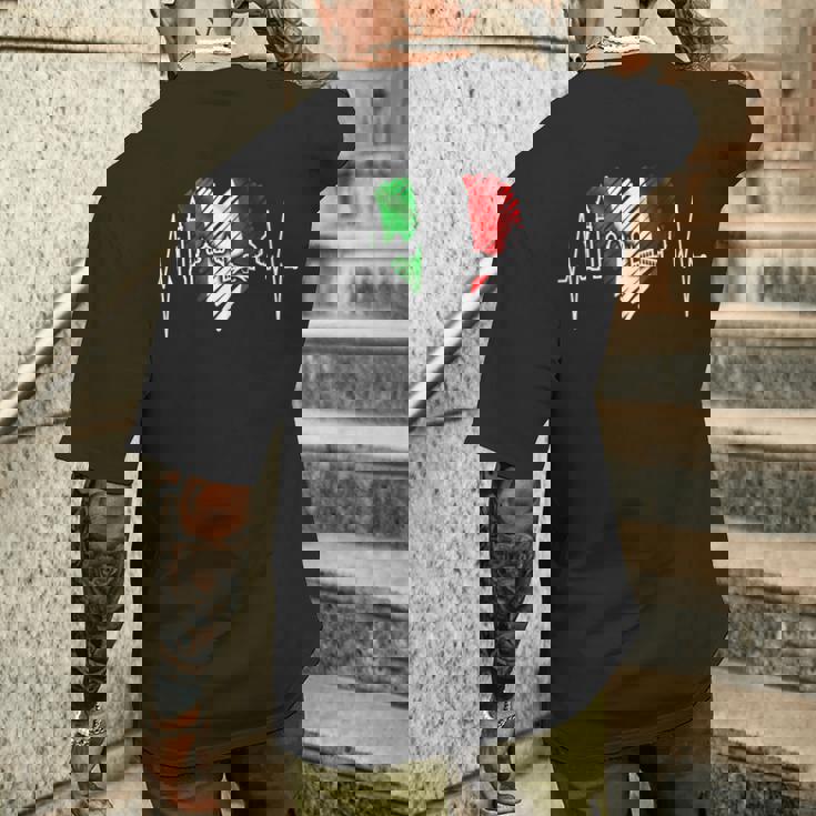 ヴェネツィアのスカイライン ハートビート イタリア ベネチア大好きi Loveeneziaenice メンズTシャツ バックプリント 彼への贈り物