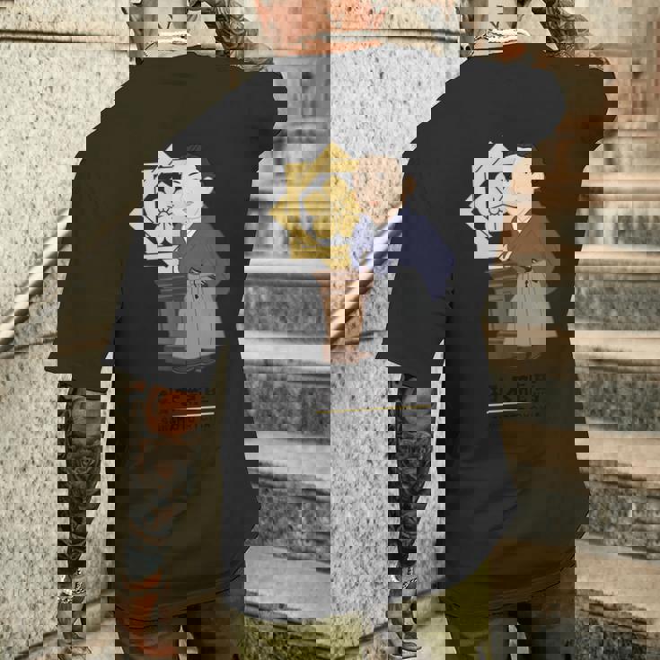 偉人シリーズ_坂本龍馬 メンズTシャツ バックプリント 彼への贈り物