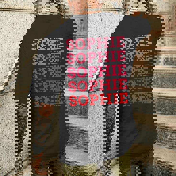 名前入りophie I Loveophie ヴィンテージ メンズTシャツ バックプリント 彼への贈り物