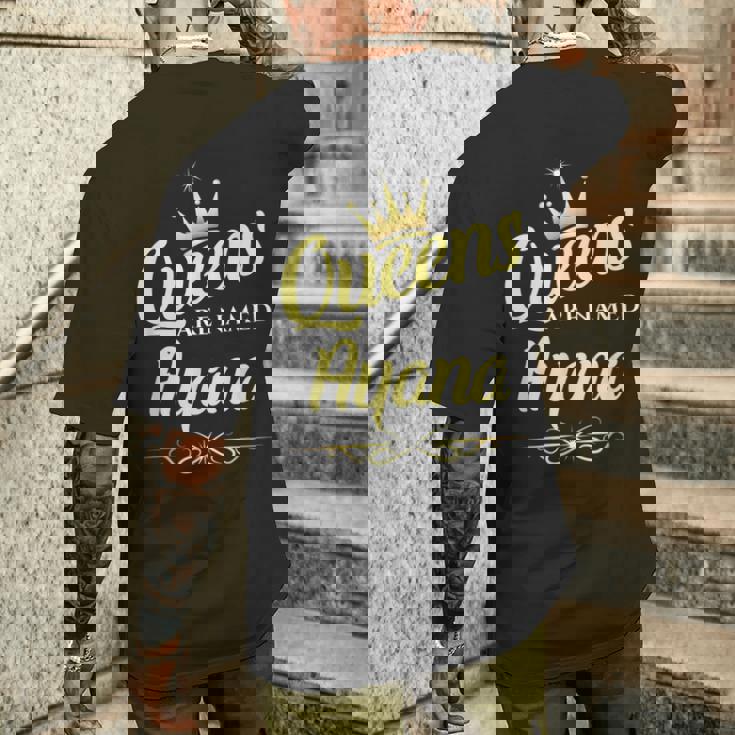 女王はayanaと名付けられる メンズTシャツ バックプリント 彼への贈り物