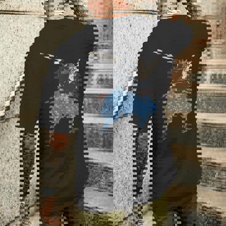 宮本武蔵 武士 武道 メンズTシャツ バックプリント 彼への贈り物