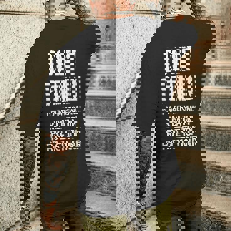 放射線防護士 メンズTシャツ バックプリント 彼への贈り物