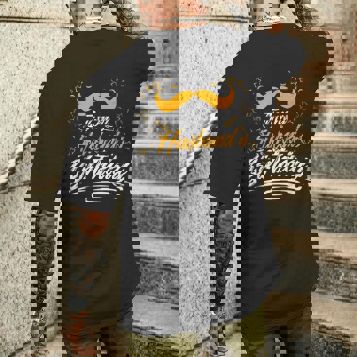 旦那の誕生日 メンズTシャツ バックプリント 彼への贈り物