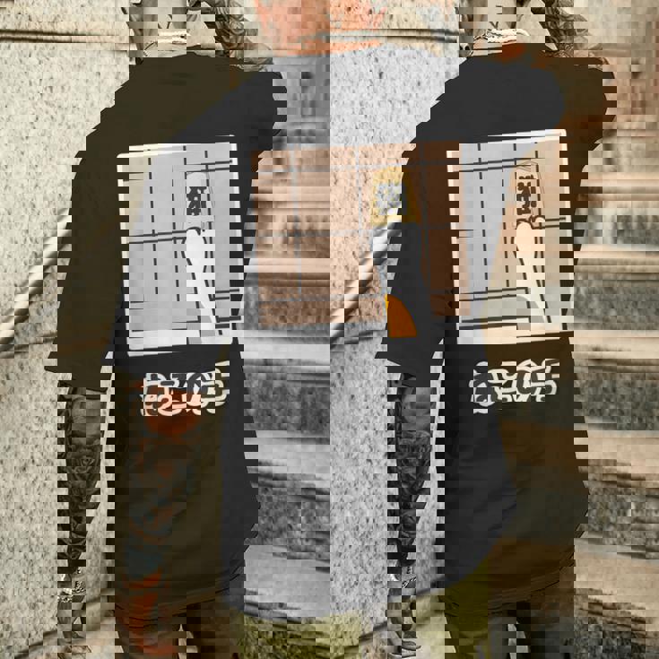 猫の手『ねこの一手』将棋 パロディ【どうぶつ フレンズ】面白 ネタ かわいい メンズTシャツ バックプリント 彼への贈り物