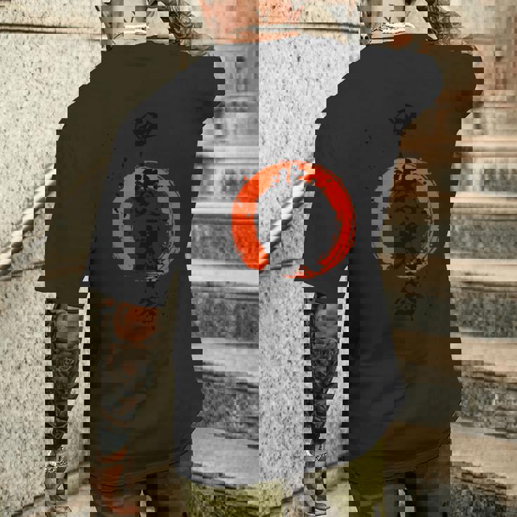 甲斐犬命 筆文字 和風 メンズTシャツ バックプリント 彼への贈り物