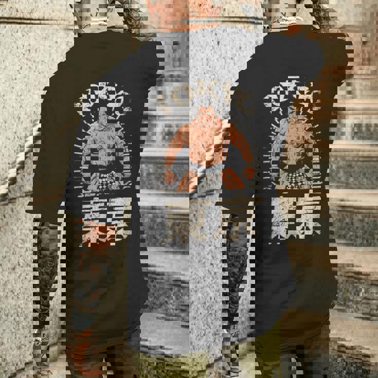 相撲 東京 日本 相撲 力士 お土産 和漢字 メンズTシャツ バックプリント 彼への贈り物