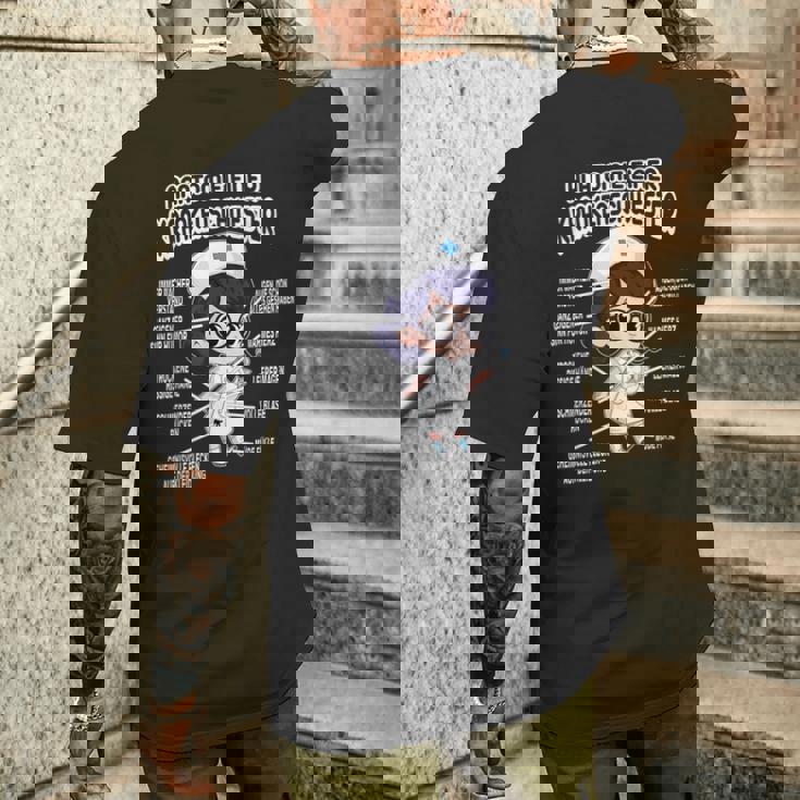 看護師病院のデザイン メンズTシャツ バックプリント 彼への贈り物