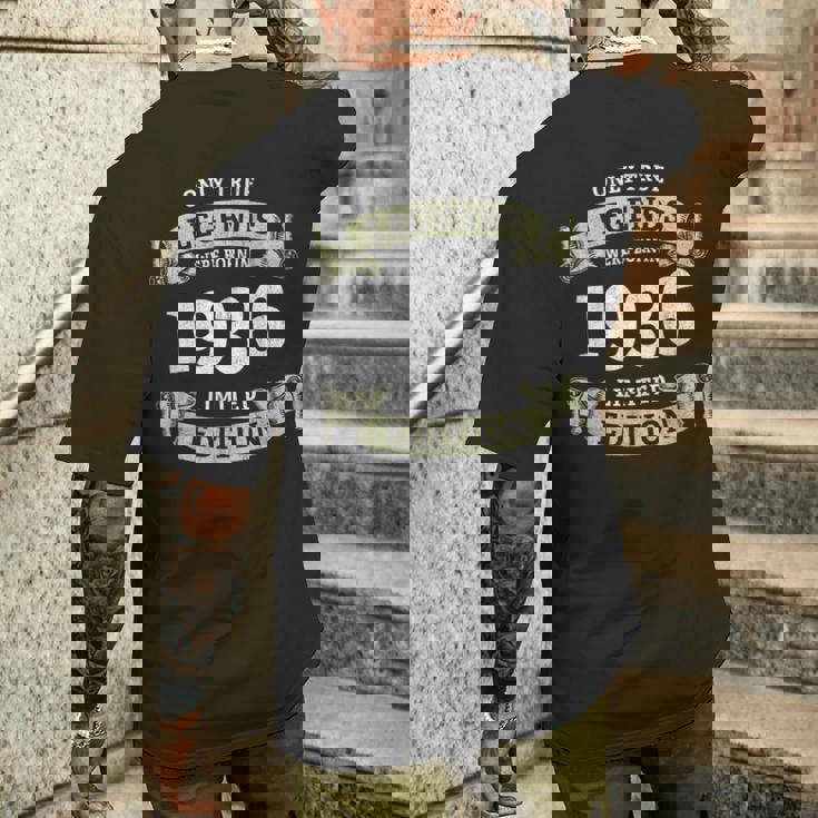真の伝説は 1936 年に誕生しました ビンテージ 90 周年記念デザイン メンズTシャツ バックプリント 彼への贈り物
