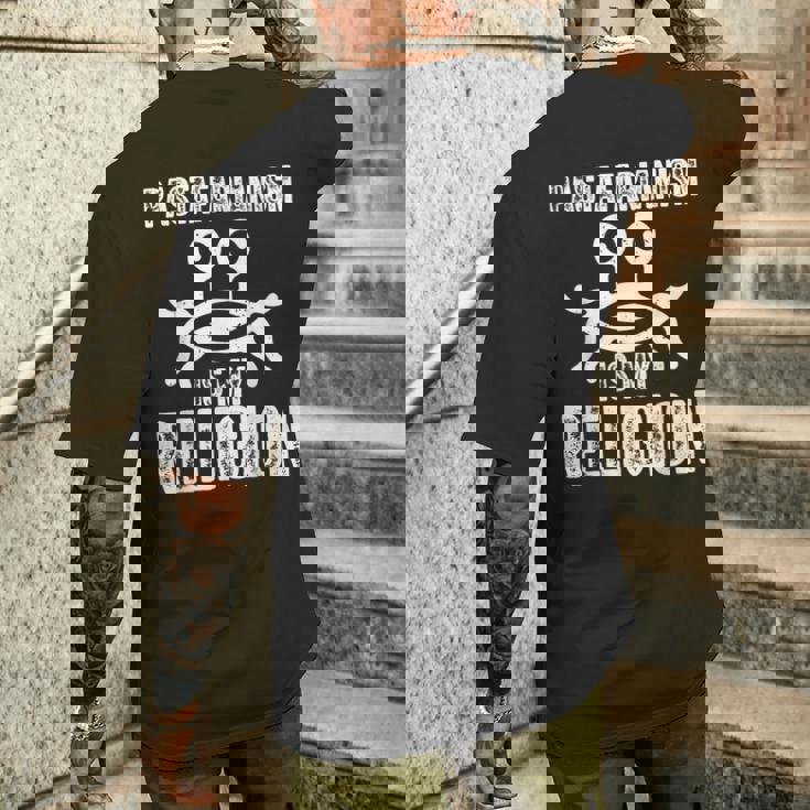 空飛ぶスパゲッティモンスター Fsm パスタファリアニズム イズ マイ リジョン メンズTシャツ バックプリント 彼への贈り物