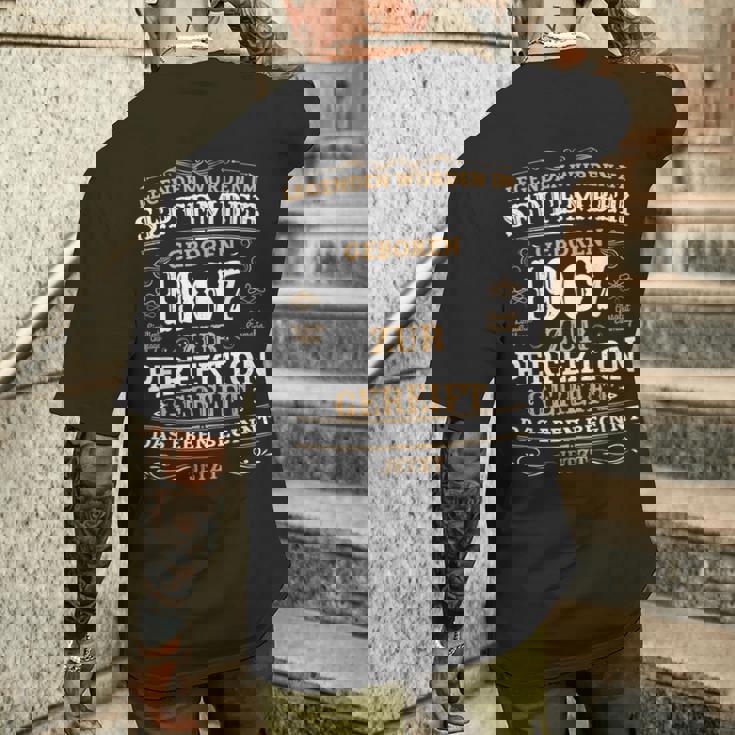 誕生日デザインの伝説は1967年9月生まれ メンズTシャツ バックプリント 彼への贈り物