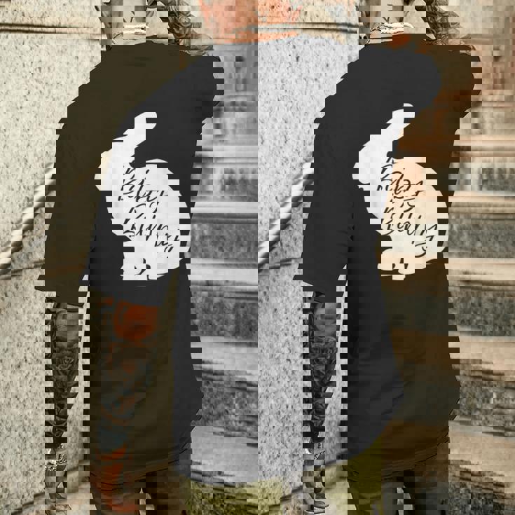 赤ちゃん バニー お揃い イースター 幼児 家族 息子 娘 ママ メンズTシャツ バックプリント 彼への贈り物