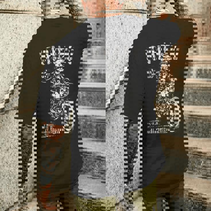 還暦祝い バイク好き 猫好き 父 男性 クラシックバイク 60歳 I'm Not Old Just Upgrading メンズTシャツ バックプリント 彼への贈り物