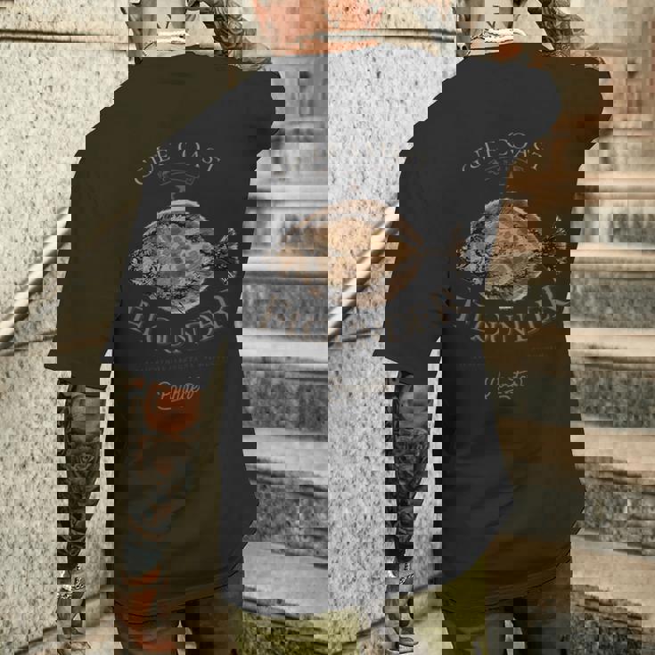 釣り ヒラメ メンズTシャツ バックプリント 彼への贈り物