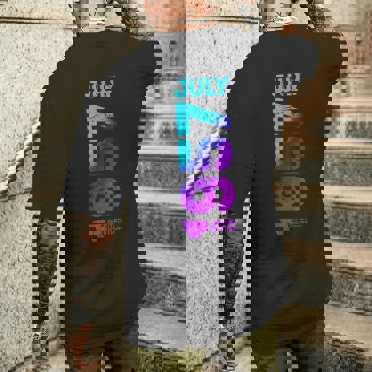 限定版 1957年7月 1957年 レトロ 1957 ヴィンテージ 1957 メンズTシャツ バックプリント 彼への贈り物