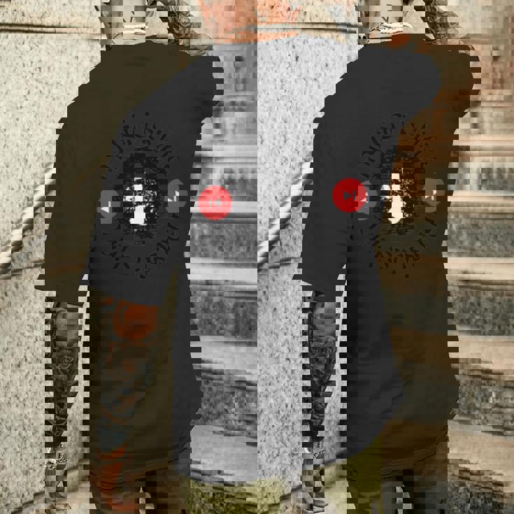 音楽好き。 メンズTシャツ バックプリント 彼への贈り物