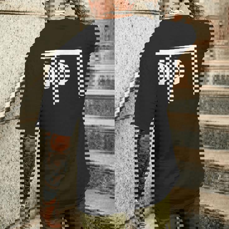 龍体文字【ふ】効果：お祓い、冷え性改善。手書き 筆文字 開運グッズ 運気アップ 縁起物 お守り ラッキー スピリチュアル メンズTシャツ バックプリント 彼への贈り物