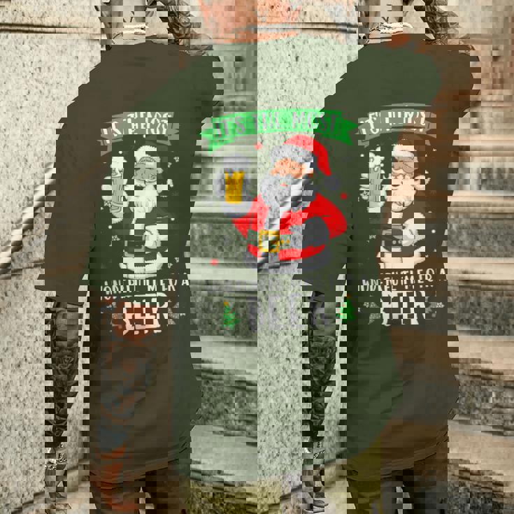 It's The Most Wonderful Time For A Beer Christmas Beer Men's T-shirt Back Print Gifts for Him It's The Most Wonderful Time For A Beer Christmas Beer Men's T-shirt Back Print Gifts for Him