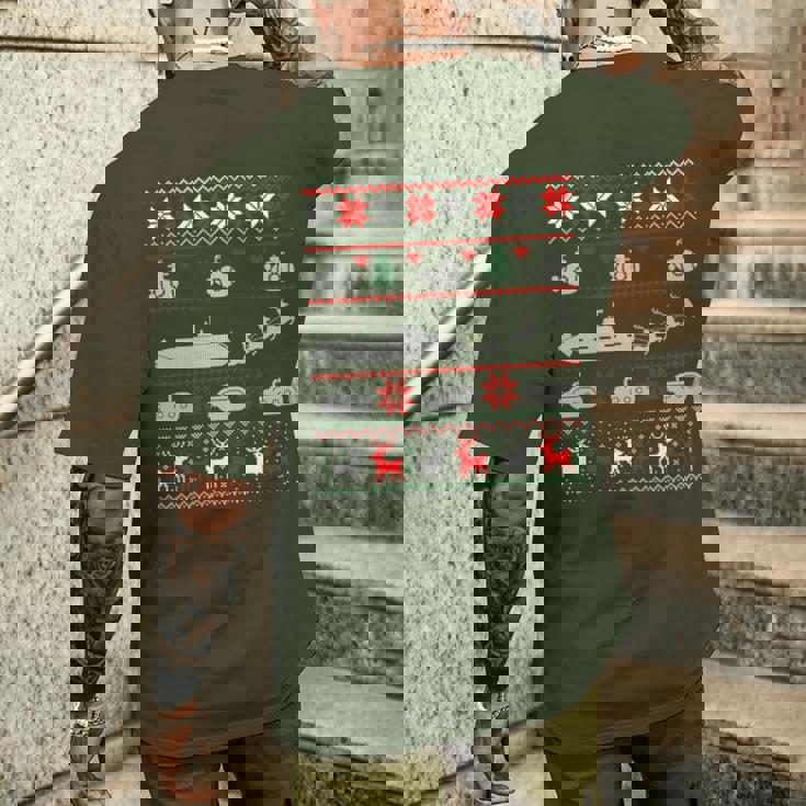 Pull De Noëlubmarineubmariner Ugly Manche Longue T-shirt imprimé au dos Cadeaux pour lui