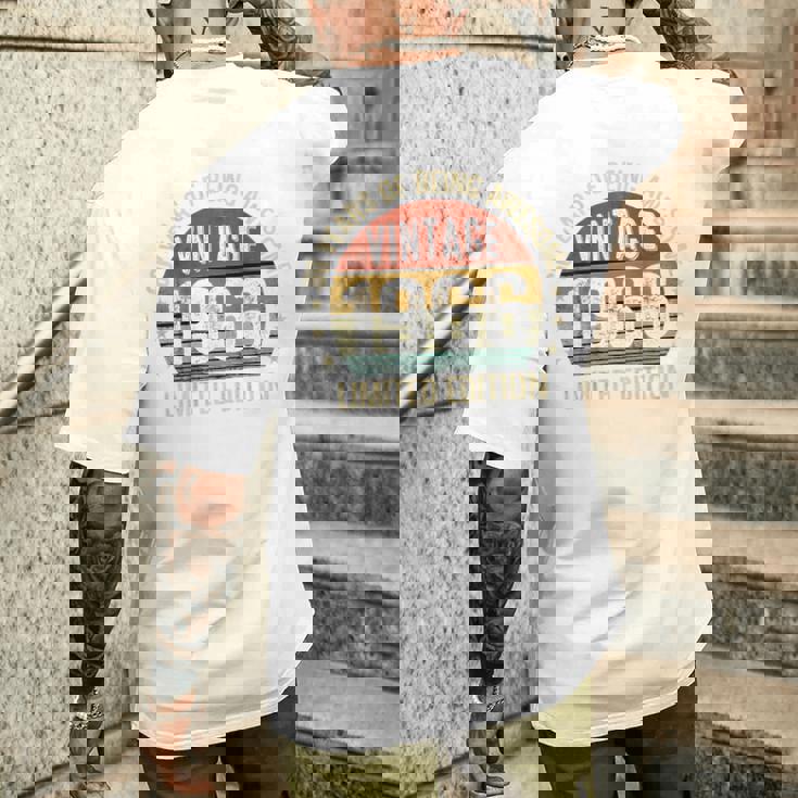 1966年からレトロ60歳の誕生日にヴィンテージで素晴らしい。 メンズTシャツ バックプリント 彼への贈り物