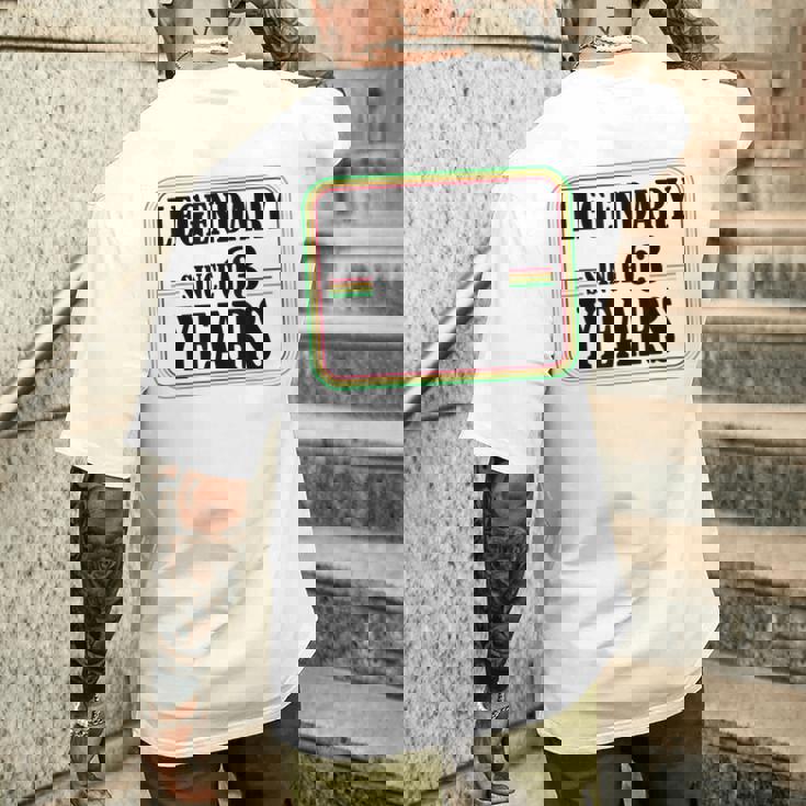 63歳の伝説、63歳の誕生日、ついに63歳 メンズTシャツ バックプリント 彼への贈り物