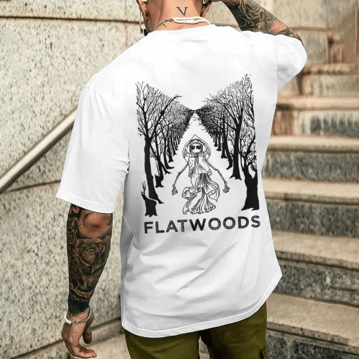 Flatwoods モンスター ブラクストン郡 クリプティッド メンズTシャツ バックプリント 彼への贈り物