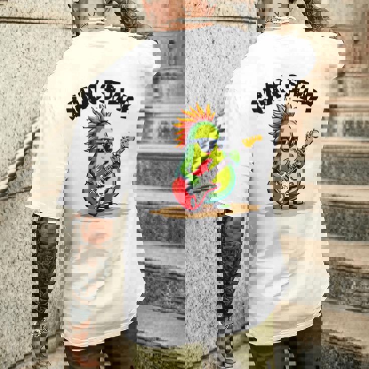 Guactar 面白い アボカド愛好家 食べ物 駄洒落プリント メンズ レディース キッズ メンズTシャツ バックプリント 彼への贈り物