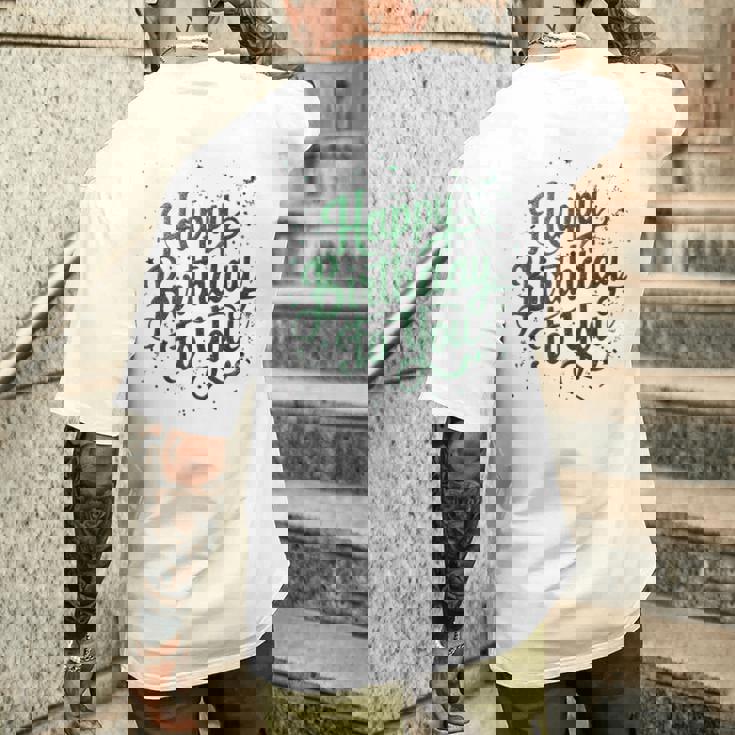 Happy Birthday To You バースデーパーティー メンズ レディース キッズ メンズTシャツ バックプリント 彼への贈り物