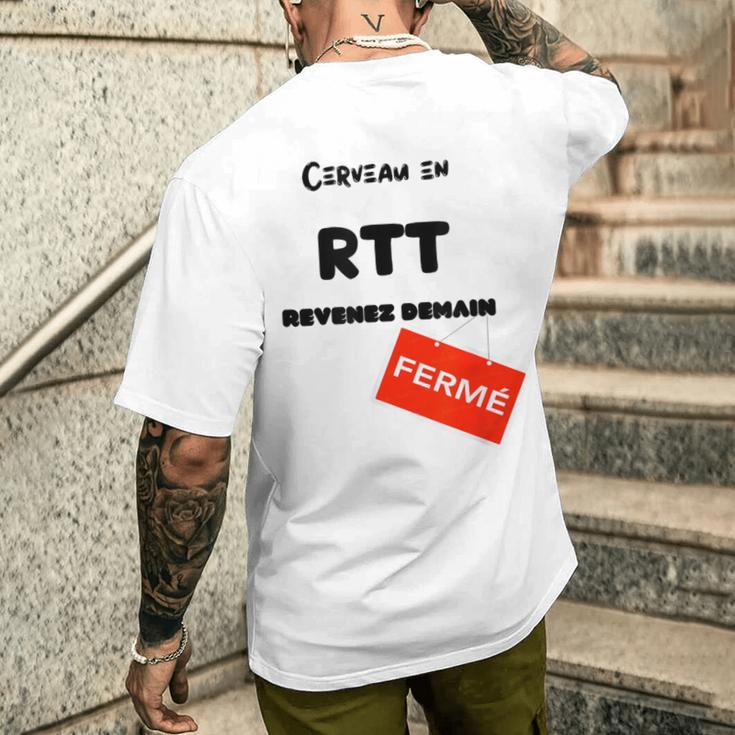Homme Humour Cerveau En Rtt T-shirt imprimé au dos Cadeaux pour lui