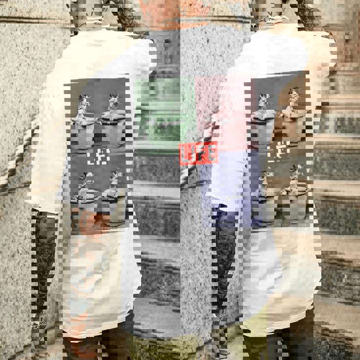 Life Picture Collection 猫（1） メンズTシャツ バックプリント 彼への贈り物