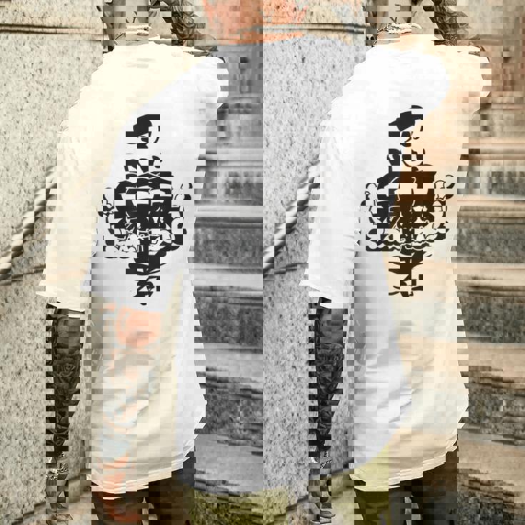 Ninjatyle Japan 忍者 分身の術 漢字 メンズTシャツ バックプリント 彼への贈り物