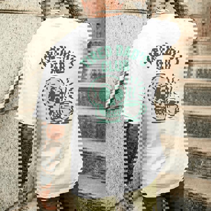 Tired Dads Club Divertente Papà Festa Del Papà T-shirt da uomo con stampa posteriore Regalos para él