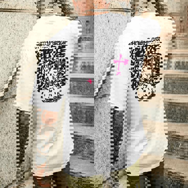 【クレイジー・オリー】Super Kawaii Zombie Idol 白 メンズTシャツ バックプリント 彼への贈り物