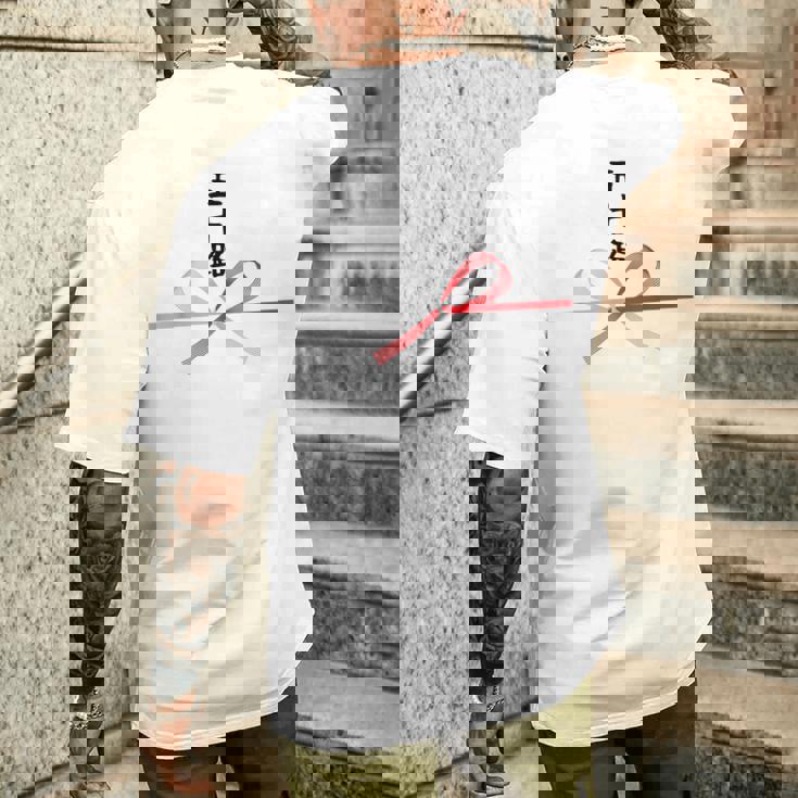 【五十路】水引 文字 面白い ネタ 文字入り おもしろ 笑える ギャグ ウケ狙い お笑い ユーモア ふざけ 変な メンズTシャツ バックプリント 彼への贈り物