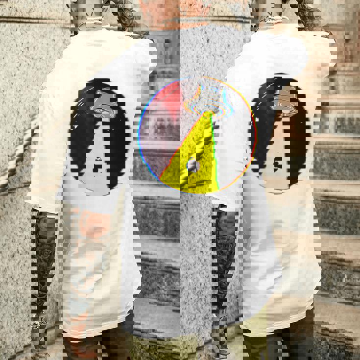 【獅白ぼたん】ねぽらぼホロアースライブ記念 メンズTシャツ バックプリント 彼への贈り物