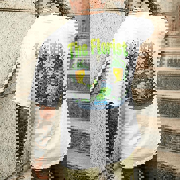 ウィードパンダ コスチューム 大麻好き 喫煙パンダ 「バックプリント」 メンズTシャツ バックプリント 彼への贈り物