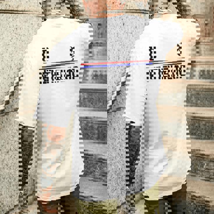 オランダサッカージャージ オラニエフットボールホランド メンズTシャツ バックプリント 彼への贈り物