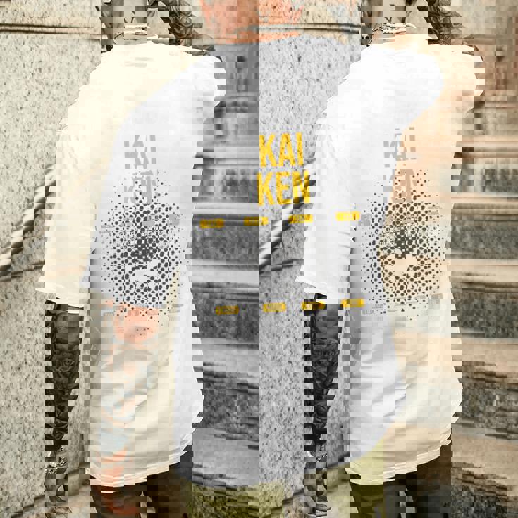 カイケン犬好きの解剖学 メンズTシャツ バックプリント 彼への贈り物