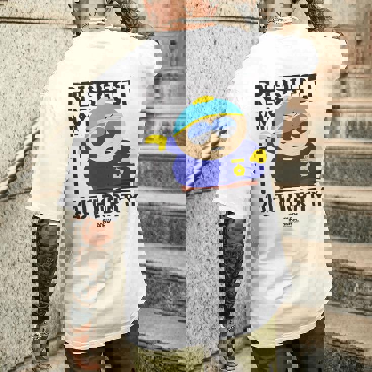 サウスパーク・カートマンリスペクト・マイ・オーソリティ メンズTシャツ バックプリント 彼への贈り物