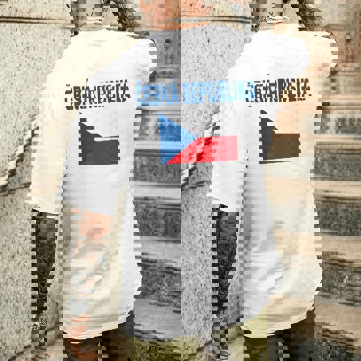 チェコ国旗 チェコ国旗 チェコ国旗 チェコlajka Ceske メンズ レディース メンズTシャツ バックプリント 彼への贈り物