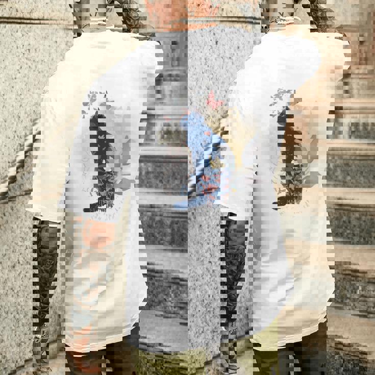 テリアン・キャット・アナザー・ライフ メンズTシャツ バックプリント 彼への贈り物